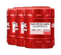 CHEMPIOIL Hydro ISO 32 Huile Hydraulique HLP 32, 3x20 Litres