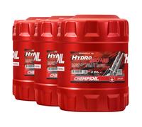 CHEMPIOIL Hydro ISO 46 Huile Hydraulique HLP 46, 3x20 Litres