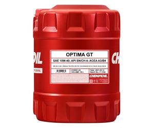CHEMPIOIL Optima Gt 10W-40 Huile , Acea A3/B4, Api Sn / CH-4, 3x20 Litre