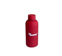 CHEMYO 350ml Petite Bottille Isolée Rouge - Thermos en Acier Inoxydable Étanche avec Anse, Boissons Chaudes/Froides (Café/Jus), Cadeaux de Noël Idéaux