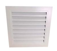 CHEMYO Grille Aeration Rectangulaire, Grille D'aération Blanche, Grille D'Aération Extérieure/Intérieure, Grille D'aération (Taille : 500x500mm)