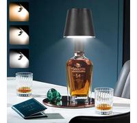 CHENBEN Lampe bouteille LED 3000 K/4500 K/6000 K avec batterie 5200 mAh 7,5 W Lampe de table LED sans fil IP54 Intensité variable Lampe de table tactile pour intérieur/extérieur, famille, restaurant,