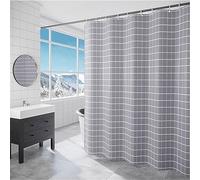 Chenbing Art Rideau de Douche 160x220cm Moderne Extra Long et imperméable Rideau de Douche en Tissu en Polyester Rideau pour Salle de Bain Lavable en Machine avec Crochets pour la Maison, l'hôtel