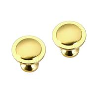 CHENCHEN96 Lot de 2 Poignées de Placard en Acier Inoxydable 304 Poignée de Armoires de Cuisine Boutons de Meubles Pleines 4 Couleurs (B,Single Hole)