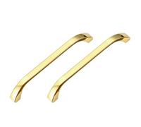 CHENCHEN96 Lot de 2 Poignées de Placard en Acier Inoxydable 304 Poignée de Armoires de Cuisine Boutons de Meubles Pleines 4 Couleurs (B,Hole Distance 160mm)