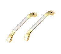 CHENCHEN96 Lot de 2 Poignées de Placard en Acier Inoxydable 304 Poignée de Armoires de Cuisine Boutons de Meubles Pleines 4 Couleurs (D,Hole Distance 64mm)