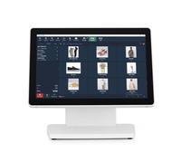 CHENCOO Caisse enregistreuse POS (14 Pouces), Caisse enregistreuse Intelligente Tout-en-Un, Grande mémoire (Fluide), réglage Multi-Angle/Confortable à Regarder,White-I5 8+128g WiFi