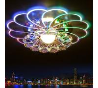 chendongdong Plafonnier en plafond LED Lampe Plafonnier décoratives pour salon ou salle à manger lustre moderne coloré crystal 5W LED plafond lampe couloir salon balcon salle lumière du porche