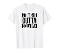 Chêne Droit Outta Selly T-Shirt Graphique avec Valeur, Homme, Blanc, L