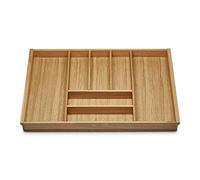 Chêne Range-couverts pour tiroir de 80 p. ex. Noblessa à partir de 2013 (473 x 697 mm) Organiseur de cuisine en bois avec 7 compartiments ORGA-BOX III