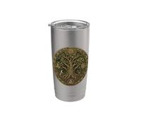 Chêne sacré druide celtique mythologie de la forêt Gobelet isotherme en acier inoxydable double paroi