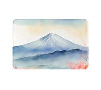 chenfandi Beau tapis de sol imprimé Mt. Fuji 40 x 60 cm, antidérapant, convient pour chambre à coucher, salle de bain, salon, etc.
