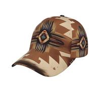 chenfandi Casquette de baseball à motifs amérindiens, casquette de baseball réglable, casquette de sport, respirante, lavable, convient pour les hommes et les femmes, noir, Noir , Taille unique