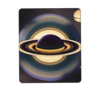 chenfandi Magnifique tapis de souris Saturnmouse avec base en caoutchouc antidérapant pour bureau, jeux, apprentissage, 21 x 26 cm.