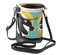 chenfandi Mug Café Sac à bandoulière pour femme, portefeuille pour téléphone à fermeture éclair, sac à main à bandoulière, bandoulière réglable.