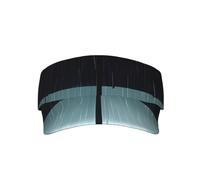chenfandi Parapluie noir dans le chapeau de pluie, casquette creuse réglable, respirant, protection UV, convient pour homme et femme.