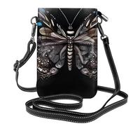 chenfandi Sac à bandoulière Science Butterfly pour femme, portefeuille pour téléphone à fermeture éclair, sac à main à bandoulière, bandoulière réglable.