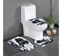 chenfandi Seals On Ice Lot de 3 tapis de salle de bain doux, absorbants, antidérapants, adaptés pour salle de bain, toilettes, etc.