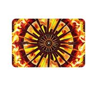 chenfandi Turning The Flame Tapis de sol antidérapant pour chambre à coucher, salle de bain, salon, etc. 40 x 60 cm