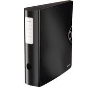 Cheng-10471095 - Classeur À Levier En Polyfoam Dos Courbé 180º Avec Fermeture En Caoutchouc Active Solid Din A4 82 Mm. Couleur Noire Large