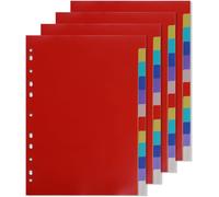 Cheng-48 Intercalaires Classeur A4 Intercalaires, Intercalaire Alphabétique A4 Intercalaires Multicolore Pour Classeur A4 Format Ou Organisation De Documents