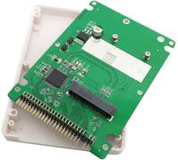 CHENG-Chenyang mSATA Mini PCI-E SATA SSD vers 2,5 Pouces IDE 44 Broches boîtier de Disque Dur boîtier Blanc pour Ordinateur Portable