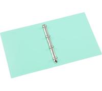 Cheng-- Classeur Souple A4 Maxi Personnalisable - 4 Anneaux - Dos 4cm - Pour Documents A4 - Vert Translucide