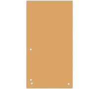 Cheng-Donau Lot De 100 Intercalaires 1/3 A4 190 G/M² En Carton Recyclé 4 Trous 23,5 X 10,5 Cm Intercalaires Perforés Pour Classeurs, Classeurs, Intercalaires Fabriqués En Ue