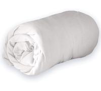 Cheng-Douceur D'intérieur, Drap Housse (140 X 190 Cm) Jersy Blanche, 100% Coton