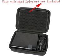 CHENG-Dur Cas étui de Voyage Housse pour WD My Book/pour Elements Desktop Disque Dur Externe de Bureau avec Sauvegarde 2/3/4/6/8/10 TB.