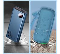 Cheng-Dur Étui De Voyage Rigide Housse Cas Coque Pour Baseus Batterie Externe, Chargeur Portable Usb C 65w 20000mah(Boîte Seule,Case Only)