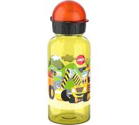 Cheng-Emsa N30511 Kids Gourde En Tritan Pour Enfants, Capacité : 0,4 L, 100% Sûre, Pratique, Hygiénique, Étanche, Sans Danger, Bouchon Astucieux, Robuste, Design : Road Works