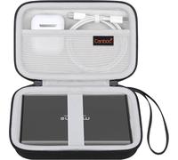 CHENG-étui de Transport pour Maxone 250GB 320GB 500GB 1TB 2TB Ultra Mince Portable Disque Dur Externe HDD USB 3.0, Poche en Maille Convient Dongle, lecteurs Flash, câble USB, Carte SD, Noir