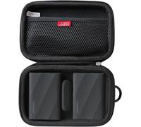 CHENG-Étui de voyage rigide pour Samsung Portable SSD T9 Portable SSD 4 To/2 To/1 To, USB 3.2 externe SSD (pour 2 disques durs)