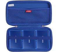 CHENG-Étui de voyage rigide pour Samsung T7/T7 Touch Portable SSD 1 To 2 To 500 Go USB 3.2 Disque dur externe (étui pour 3 disques durs, bleu saphir)