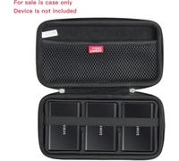 CHENG-Étui de Voyage Rigide pour Samsung T7/T7 Touch Portable SSD 1 to 2 to 500 Go USB 3.2 Disque Dur Externe (étui pour 3 disques durs, Noir)