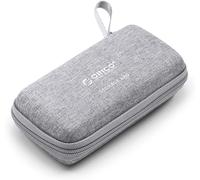 CHENG-Étui Disque Dur Externe pour Boîtier SSD M.2, Housse de Protection Accessoires Électroniques Sac Organisateur De Voyage pour Câble USB, SD/TF, Gris