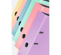 Cheng-Falken Pastellcolor Classeur À Anneaux En Plastique Bleu Ciel Largeur 8 Cm Format A4