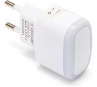 Cheng-Froot: Veilleuse Led Avec Interrupteur On/Off. Blanc