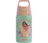 Cheng-- Gourde Enfant En Acier Inoxydable - Shield One Disney Princesses - Convient Aux Boissons Gazeuses - Étanche & Légère - Sans Bpa - Bleu - 0,5l