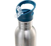 Cheng-- Gourde Enfant Inox 600ml - Super Marius - Avec Paille Et Base En Silicone Antichoc - Parfaite Pour L¿École, Le Pique-Nique Et Les Promenades - Dès 2 Ans - 84473