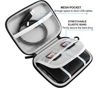 CHENG-Housse de Protection pour WD Elements, WD My Passport Ultra for Mac, Seagate Game Drive, Seagate Portable 2.5 Pouces 1To 2To 3To 4To 5To Étui pour Disque Dur Portable Pochette Antichoc, Bleu