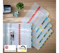 Cheng-Intercalaires Imprimables 1-10, Robustes, Cosy, Multicolore, 12470000