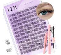 Cheng-Kit Extension Cils- 144pcs Extension Cils 10-13mm C Curl Faux Cils Naturel Extension De Cils Individuels Kit Cils A Cils Extension Cluster Lashes Faux Cils Individuel (Yw-C-Kit)