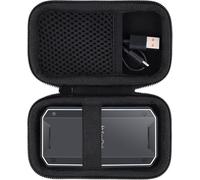 CHENG-Mallage Dur pour SanDisk Professional 1TB 2TB 4TB PRO-G40 SSD, Housse de Rangement Portable pour Disque Solide Externe Thunderbolt 3, boîtier Seulement (Noir)