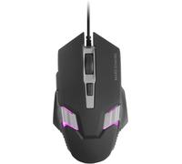 CHENG-MM024, Souris Gaming RGB, Capteur Optique 4000 DPI, Switchs Mécaniques Huano, Éclairage RGB Flow, Réglage on-The-Fly 1200/2400 / 3200/4000 DPI, Compatibilité Multiplateforme, Noir