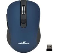 CHENG-NOUVEAU BLUESTORK Souris sans fil 6 boutons bleu metal - 2,4 GHz - jusque 1600 Dpi - compatible Windows et Mac