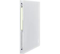 Cheng-Oxford Classeur 2nd Life A4 Dos 20mm 4 Anneaux Ronds Couverture Polypro Incolore