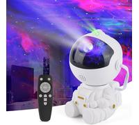 CHENG-Projecteur Ciel Etoile, Astronaute Projecteur Galaxie avec télécommande, Projecteur de Veilleuse à vitesse et Luminosité réglables pour Décoration des Chambres