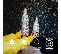 Cheng-Qwetch - Bouteille Isotherme Granite Rouge 1l - Gourde Nomade Inox - 24h Froid Et 12h Chaud - Etanche, Sans Bpa & Réutilisable - Gourde Isotherme Pour Sport, Voyage, Bureau, Randonnée